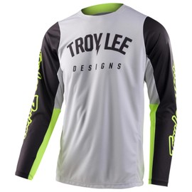 Troy Lee Designs 2023 GP Pro Jersey - Boltz (Large) (Fog/FLO Yellow)