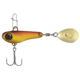 JACKALL Good Meal Spin, 0.2 oz (5 g), Akakin / Magma Wave Holo