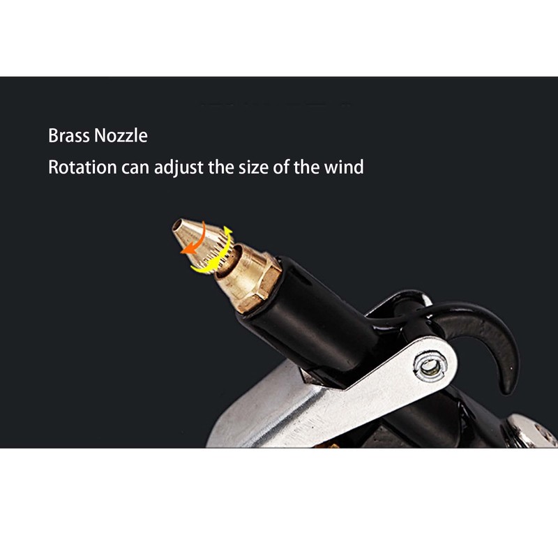 Industrial Air Blow Gun with a Brass Adjustable Air Flow