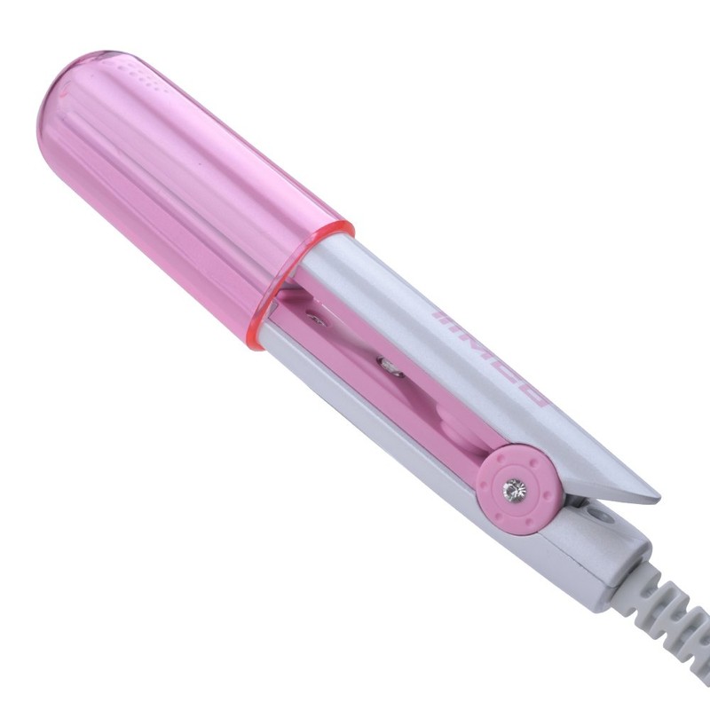 Timco Mini Plancha Alaciadora Tecnología Cerámica + Iones, 14 cm