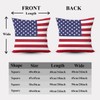 ggaimwf American Flag Cushion Cover USA Flag Cushion America for