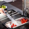 DALAETUS 2 Pcs Telescopic Drain Racks Set, Multifunctional Over the