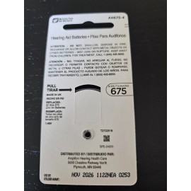 Amplifon 1 ~ 4pk  Amplifon  Hearing aid batteries Size - 675