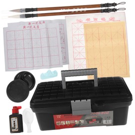 Operitacx 1 Set Four Treasures of The Study Set Stationery Kit Beginner Writing Cloth Writing Kit Daily Use Calligraphy Cloth Beginner Calligraphy Mat Household Writing Cloth Paper
