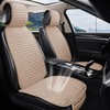 VarCozy Linen Car Seat Covers, 2PCS Breathable Front Pair Seat