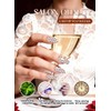Gel Nail Strips 44Pcs, No UV Light Needed Gel Stickers,