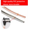 Tinned Braided Rope Lay Copper Grounding Wire Soft PVC Covered