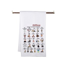 MNIGIU Office Tv Show Kitchen Towels Office Kitchen Gifts Office Kitchen Decor Office Tv Show Merchandise for Fans (ABC Towel)