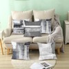 Daesar Decorative Throw Pillow Cases, Throw Pillowcases 4 Pack Grey