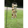 Salty Pelican Pack of 2 Large Saddle Oyster Seashells Windchime