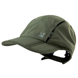 TOP-EX XL/XXL Baseball Cap Men's Breathable Sports Running Cap UV Protection Baseball Cap Summer Golf Cap, tx89056_army green