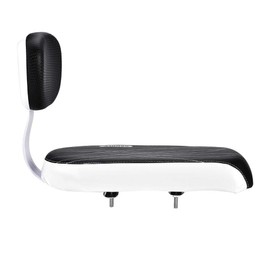 Cocoarm Bicycle Rear Seat Cushion Armrest Footrest Set, Kid Carrier Bike Seat Bike Back Rear Seat Child Safety Cushion Backrest Armrest Handrail Footrest Feet Pedals Set Accessory with Back Rest