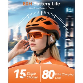 Wireless Earbuds, Sports Bluetooth 5.4 Headphones, Ear Buds with ENC Noise Canceling Mic, 80Hr Playtime Earphones, Palm-Sized, LED Power Display, IPX7 Waterproof Headset for Workout Running, Rosegold