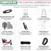 Survival Kit - Survival Gear and Supplies, Camping Gear, 75-Piece