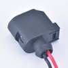 DECKBU 2 Pin ABS Speed Sensor Harness Plug Connector for