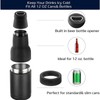 Stainless Steel Beer Can Double Walled Black Simple Insulated Cola