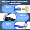 Boltigen 1/2" PEX Swivel Elbow Faucet Connector (5-Pack) with 1/2"