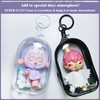 Yushen Clear Figure Display Bag with Keychain for Sonny Mystery