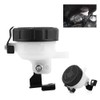 Zohisin Reservoir for motorcycle brakes, universal fluid reservoir with support