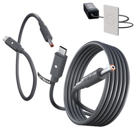 STARGEAR Starlink Router Mini Cable - 2 Pack (1FT + 6.5FT) USB-C to DC Power Cable Compatible with Starlink Mini Router, Plug and Play PD 9V Compatible Replacement for Starlink Internet Kit​