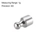 sourcing map Gram Calibration Weight M2 Precision Steel Chrome-Plated for