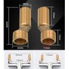 Shower Fitting Adapter - Shower Swivel Arm Tap Connector 3/4
