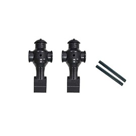 Shelti Foosball Men-Black with Roll Pins(Set of 2)