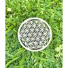 Set of 6 Coasters Flower of Life Birch Wood Diameter