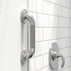 1-1/4" Knurled Grab Bar, ADA Compliant Bath Safety Shower Handrail,