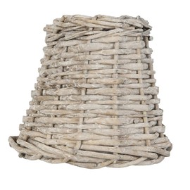 Clayre & Eef 6LAK0256 Lampshade Rattan Natural Approx. Diameter 14 x 12 cm E27