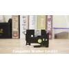 Brother 5 PK For Brother P-Touch TZe-231 TZ-231 12mm White