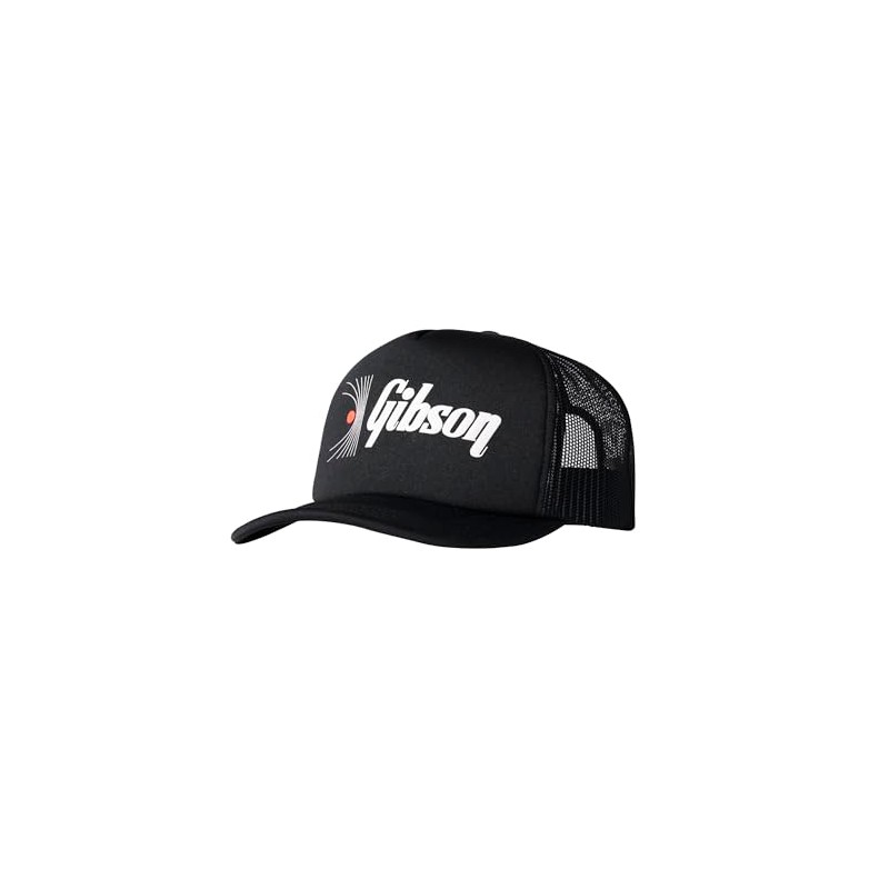 Gibson Soundwave Foam Trucker Hat, Black