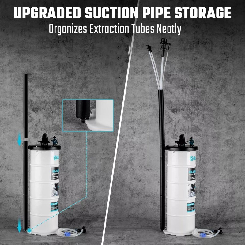 DURATECH 6.5L Oil Extractor Pump Pneumatic/Manu