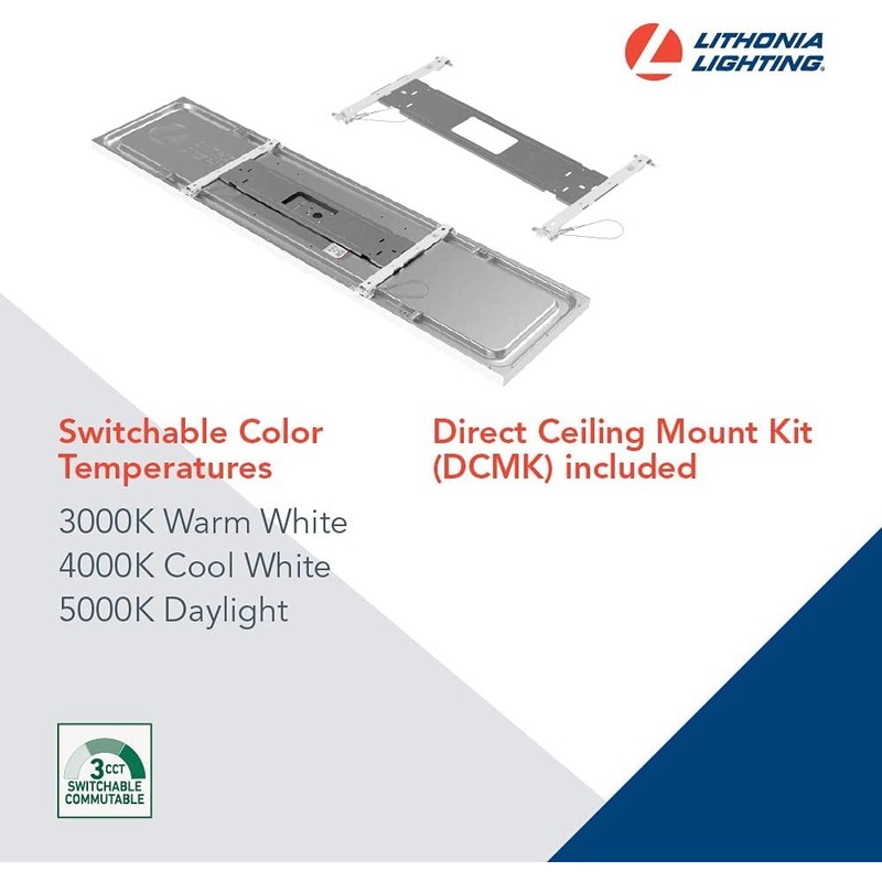 Lithonia Lighting CPANL 1x4 LED Flat Panel Light, 1 Ft.