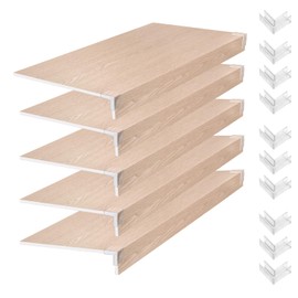 Wire Rack Covers, Shelf Covers for wire Shelving, 24*12 Inch Easy to Cut Closet Wire Shelf Covers-0.31 inch Thick(Not Wood) Moisture Resistant Durable Shelves Cover, Easy Install for Pantry, Kitchen