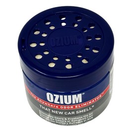 Ozium Air Sanitizer 4.5 oz Gel: Odor Eliminator for Strong Odor, Car Air Freshener (New Car, 4 Packs)