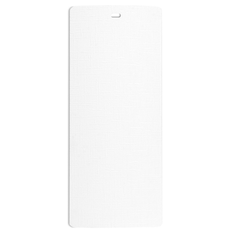 DALIX Lino Vertical Blinds Replacement Slats White 94.5" Sliding Door