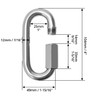 QWORK® Quick Link M12 Chain Links, 304 Stainless Steel Heavy