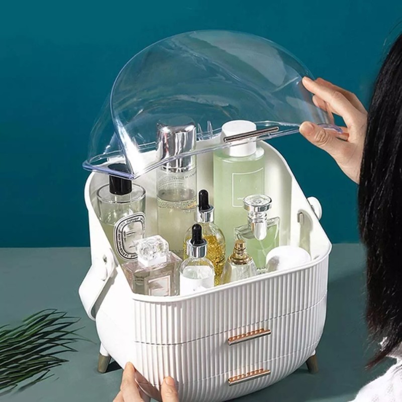 Beaupretty Caja Organizadora De Maquillaje A Prueba De Polvo