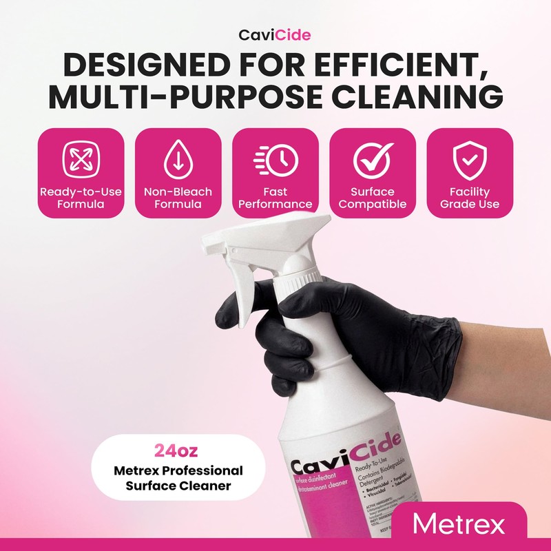 Metrex CaviCide Surface Disinfectant Cleaner Spray, 24 Oz – Ready-to-Use