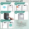 Thlevel Smart Key Lock Box Electronic Bluetooth Lock Box with