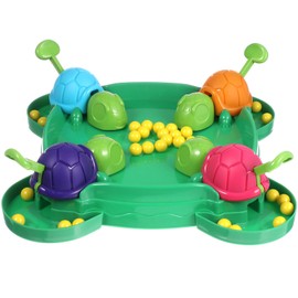 Toyvian Tortoise Eat Beans Board Game 2 to 4 Players Table Turtle Eating Beans Toy Bean Eating Desktop Game