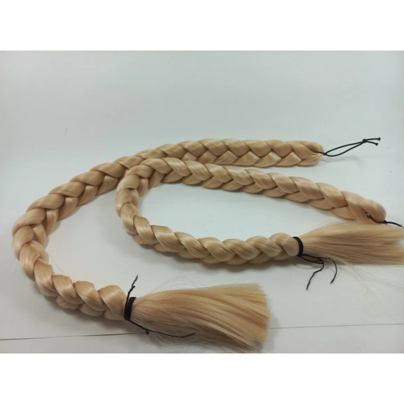 Bootleg Par De Trenzas Cabello Sintético 55 Cm Rubio