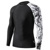 HUGE SPORTS Men's Long Sleeve Rash Guard UPF 50+ UV