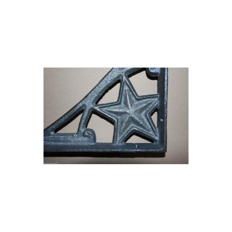 Vintage Barn Star Mailbox Post Corbel/Bracket Decoration Solid Cast Iron,