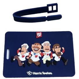 Washington Nationals Luggage Bag Tag Presidents -  2/order - NEW