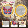 Pink Recovery Butterfly Sobriety Coin - Addicts Embrace Change AA