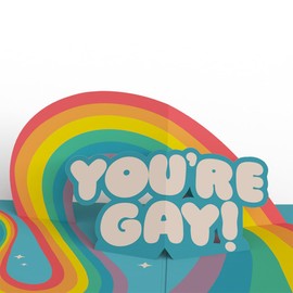 Lovepop Hooray, You're Gay! Pop-Up Card
