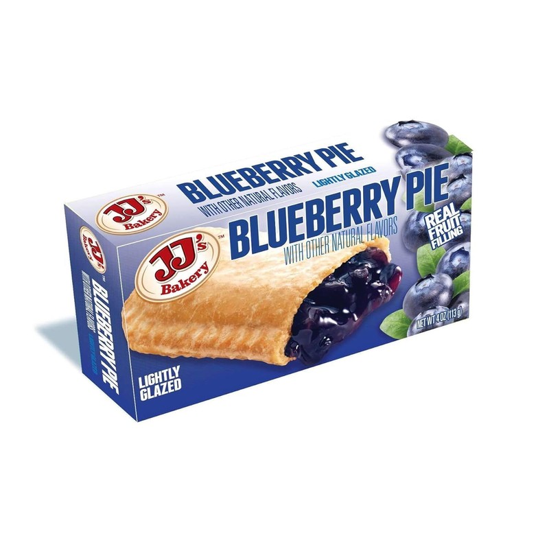 JJ's Bakery Blueberry Snack Pies, Individual Dessert, Fresh-Baked, Perfect fo...