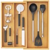 Lifewit Utensil Organizer for Kitchen Drawer, Expandable Cooking Utensil Tray,